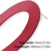 Zorfeter Red Quilling Paper Strips 120 Strips, 3mm(1/8") Width, 21