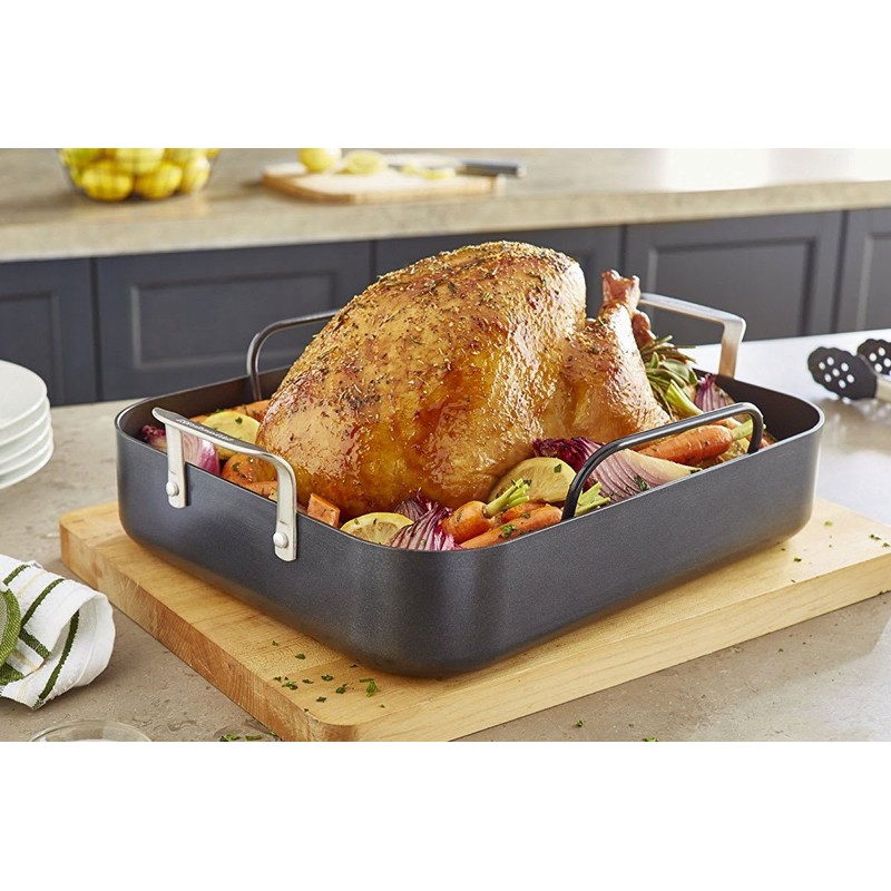 KitchenAid KitchenAid KC2H116RP 16" Hard Annodized Roaster with Rack -