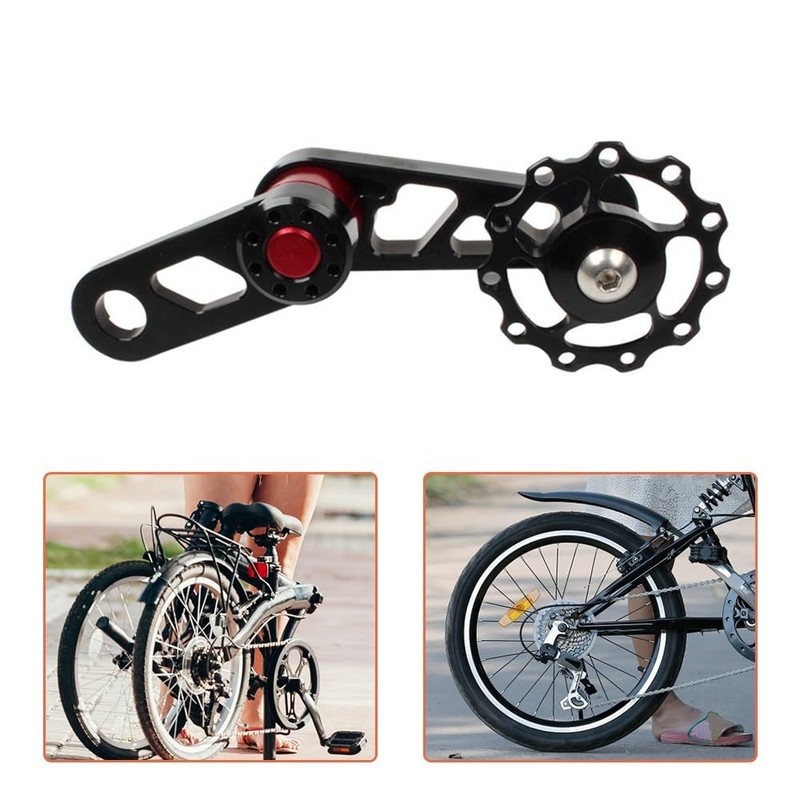 MiOYOOW Bicycle Chain Tensioner, Bicycle Rear Derailleur Chains Aluminium Alloy