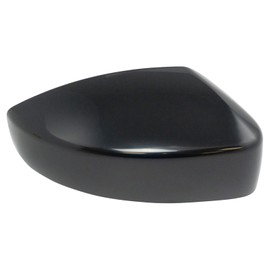 TRQ Mirror Cap Smooth Black Paint To Match Passenger Side Right RH Compatible with Ford Escape