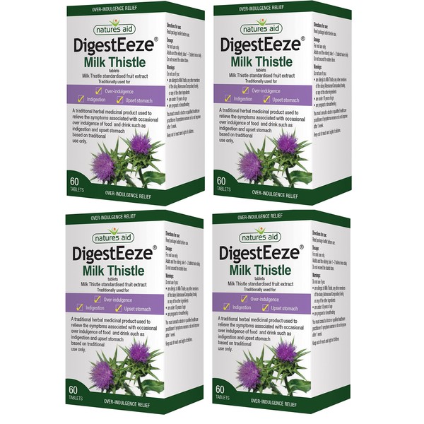Natures Aid Natures Aid DigestEeze Milk Thistle, 60 Tablets (Relief