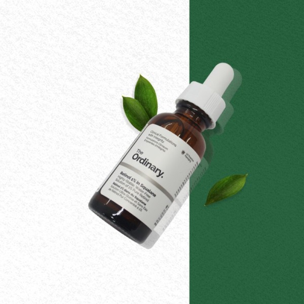 The Ordinary Retinol 1% in Squalane 30ml, manufactured in January
