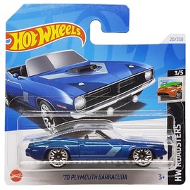 Hot Wheels - ´70 Plymouth Barracuda - HW Roadsters 3/5 - HTC13 - Short Card - Mopar - Chrysler - Mattel 2024