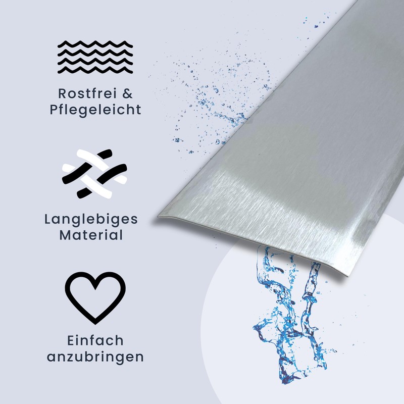 Transition Profile Stainless Steel (900 x Selection) (Polished) - Transition