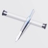 FOMIYES Ergonomic Stainless Steel Tweezers for Women's Facial Hair Removal