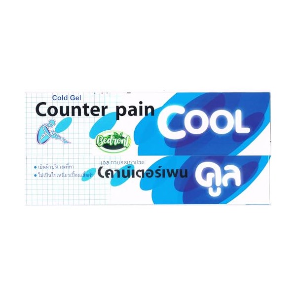 Bedront Counter Pain Cool Gel 30G for Massage and Relaxation,