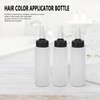 3pcs Hair Color Shampoo Applicator Bottle Refillable Hair Salon Squeeze