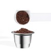 Coffee Capsule Set Stainless Steel Reusable Refillable Capsule Fit for