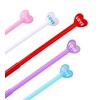 YYaaloa 20pcs Heart Shaped Pens Heart Gel Ink Pens 0.5