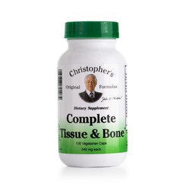Dr. Christopher's Original Formulas Complete Tissue and Bone Formula Capsules, 100 Count, 440mg Each
