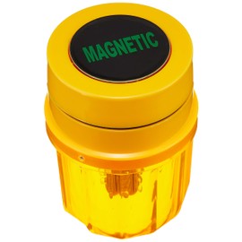 ESCO EA983FS-812 LED Rotating Light (1 x 2 Pieces) with Magnet, Yellow