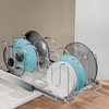 RITSU Slide Out Pan and Pot Lid Organizer for Cabinet,