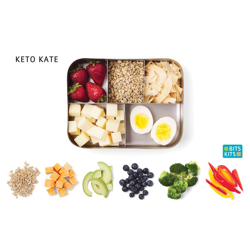 Bits Kits Stainless Steel Bento Box Lunch and Snack Container