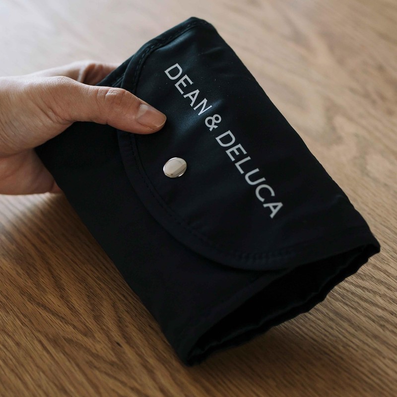 [Dean & DeLuca] Shopping Bag Black Eco Bag Foldable Lightweight