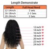 Jreitsere Human Hair Extensions Clip in Natural Black 20 Inch