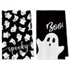 Artoid Mode Ghost Boo Spooky Halloween Kitchen Towels Dish Towels,
