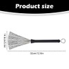 Retractable Stainless Steel Drum Brush , Long-Handled Wire Brush for
