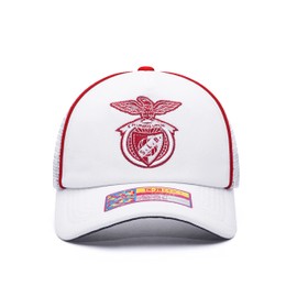 Fan Ink Benfica 'Cali Day' Trucker Style Adjustable Snapback Hat/Cap White