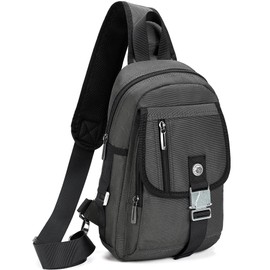 NICGID Sling Bag Chest Shoulder Backpack Crossbody Bags for Tablet Laptop Outdoor Hiking Men Women