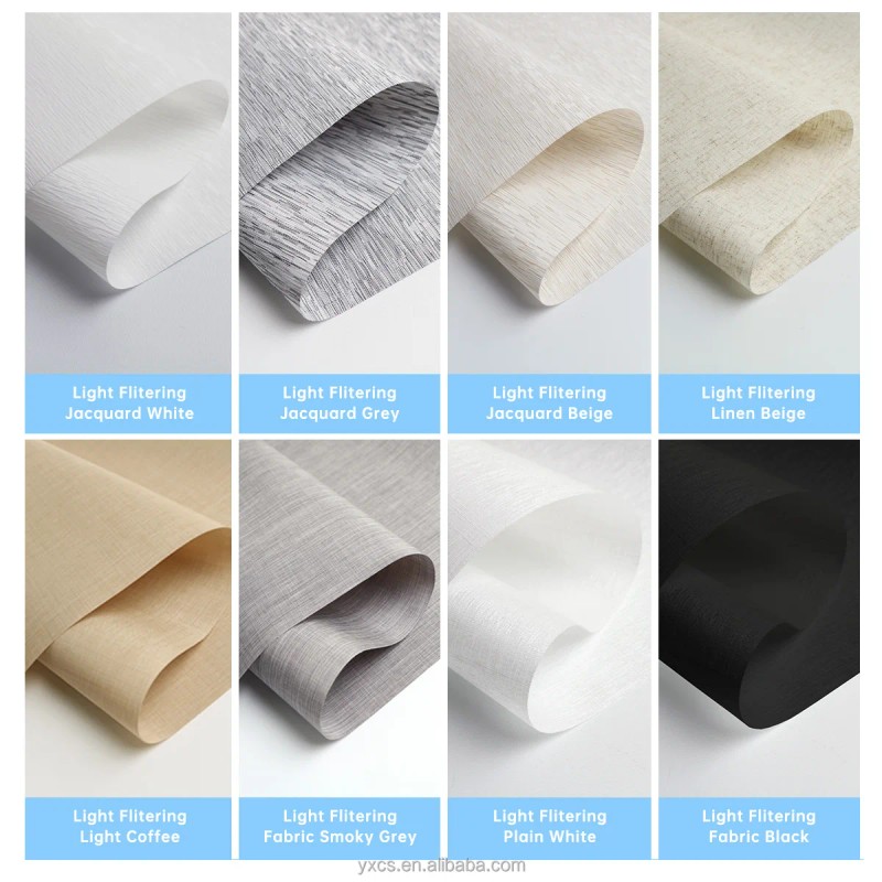 Roller Blinds High Quality Automatic Window Shades Fabric Book Smart