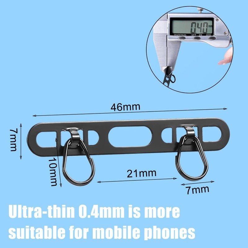 ILSSLI Phone Lanyard Pads 2PCS Universal Cell Phone Tether Tab