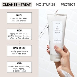  Naturium KP Body Scrub & Mask – Exfoliating Shower Treatment for Keratosis Pilaris & Rough Skin, 8 oz