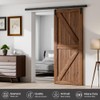 72"/6FT Box Rail Hardware Heavy Duty Sliding Barn Door Track,