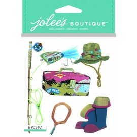 Jolee's Boutique Dimensional Stickers, Fishing