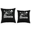 Birdminton Graphic Badminton Player Shuttlecock Sports Smash Throw Pillow