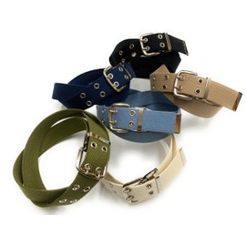 okuda-belt (Full Size Available) 1.6 inches (40 mm) Wide, Cotton, Stone, W-Pin, Double Pin Belt, Work Belt, Men's, Women's, Cloth Belt, Compatible with Catpos, Factory, Civil Engineering,