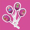 BUBBLE YUM Assorted Flavored Bubble Gum Filled Lollipops, Candy Bag,