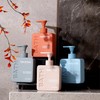 MKLZ Ceramic Soap Dispenser for Bathroom, 12oz Lotion Hand Dispensers
