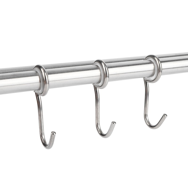 Wall Mounted Storage Shelves Pot Lid Rack Utensil Hanger Hook