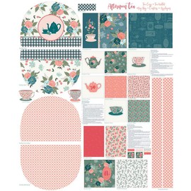 Riley Blake Beverly McCullough Afternoon Tea Project Panel *P14039-PANEL* Riley Blake Design