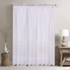 Megachest pure voile extra wide tape top sheer curtain (1