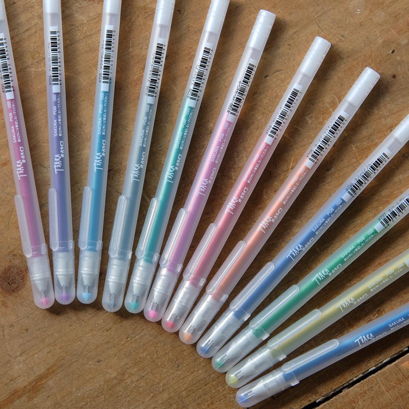 Sakura Crepas PGB12TN-A Water Based Ballpoint Pen, Ballpoint Sign, Tiara,
