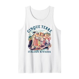 Cinque Terre Travel Italy Trip Cinque Terre Italian Riviera Tank Top