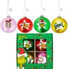 The Grinch Christmas Baubles - Pack of 4