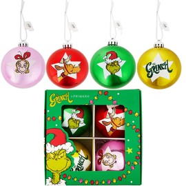 The Grinch Christmas Baubles - Pack of 4