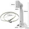 Coolotic Security Camera Housing Bracket Mounting Hardware Pole Cylinder Prismatic