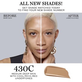 Lancôme Teint Idole Ultra Wear Full Coverage Foundation - Natural Matte Foundation with a Buildable and Lightweight Formula - Enriched with Hyaluronic Acid & Vitamin C - 430C (1 Fl Oz)