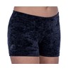 Fischer 77134 Girls' Velvet Gymnastics Shorty in Cloudy Velvet Look,
