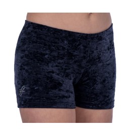 Fischer 77134 Girls' Velvet Gymnastics Shorty in Cloudy Velvet Look, Ökotex 100-Certified, Various Sizes and Colours, 164