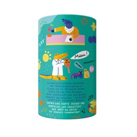 The Happy Gang 3103746 Interactive Family Game, 52 Pantomime Challenges, Funny Action Game for Families, Task Cards for Adults and Children from 5 Years