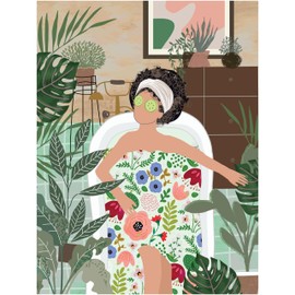 500 Piece Puzzle for Adults Hygge Sanctuary Space Aromatherapy Jigsaw + Scented Candle by Playview Brands