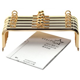 starPG 5.5" Gold Square Tip Drop-in Pattern Handmade Parts (Set of 5)