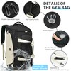 LOKASS Gym Bag for Women-Duffle Sports Bag with Shoe Compartment,