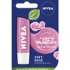 Nivea Lip Soft Rose Blister Pack - Pack of 4