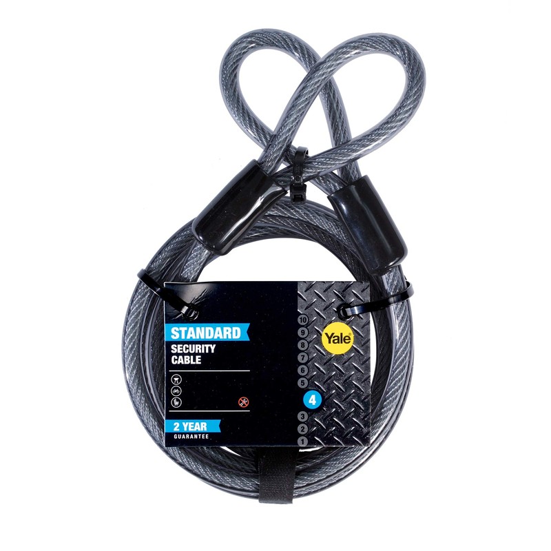 Yale YC1/10/120/1 - Security Cable 1200mm - Flexible Steel Cable