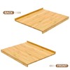 YYRZZ Reversible Pastry Board,19.68" x 16.14" Reversible Bamboo Pastry Board
